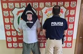 Darío Eugenio Díaz Ocampos, detenido.