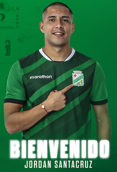 Jordan Federico Santacruz, nuevo futbolista de Oriente Petrolero.