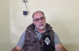 Luis Otazu, presidente de la Asociación de Pequeños Productores de San Juan Bautista, Misiones.