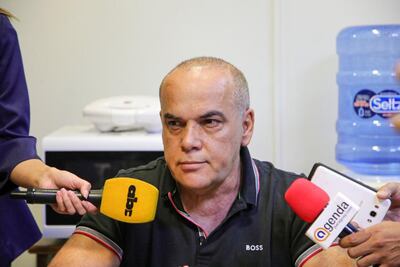 El senador Basilio "Bachi" Núñez, presidente de la Bancada de Honor Colorado en la Cámara Alta.