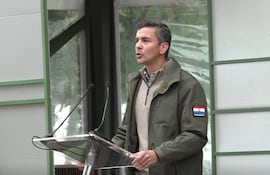 El presidente Santiago Peña asistió hoy al inicio de obras de Paracel, en Paso Horqueta, departamento de Concepción.