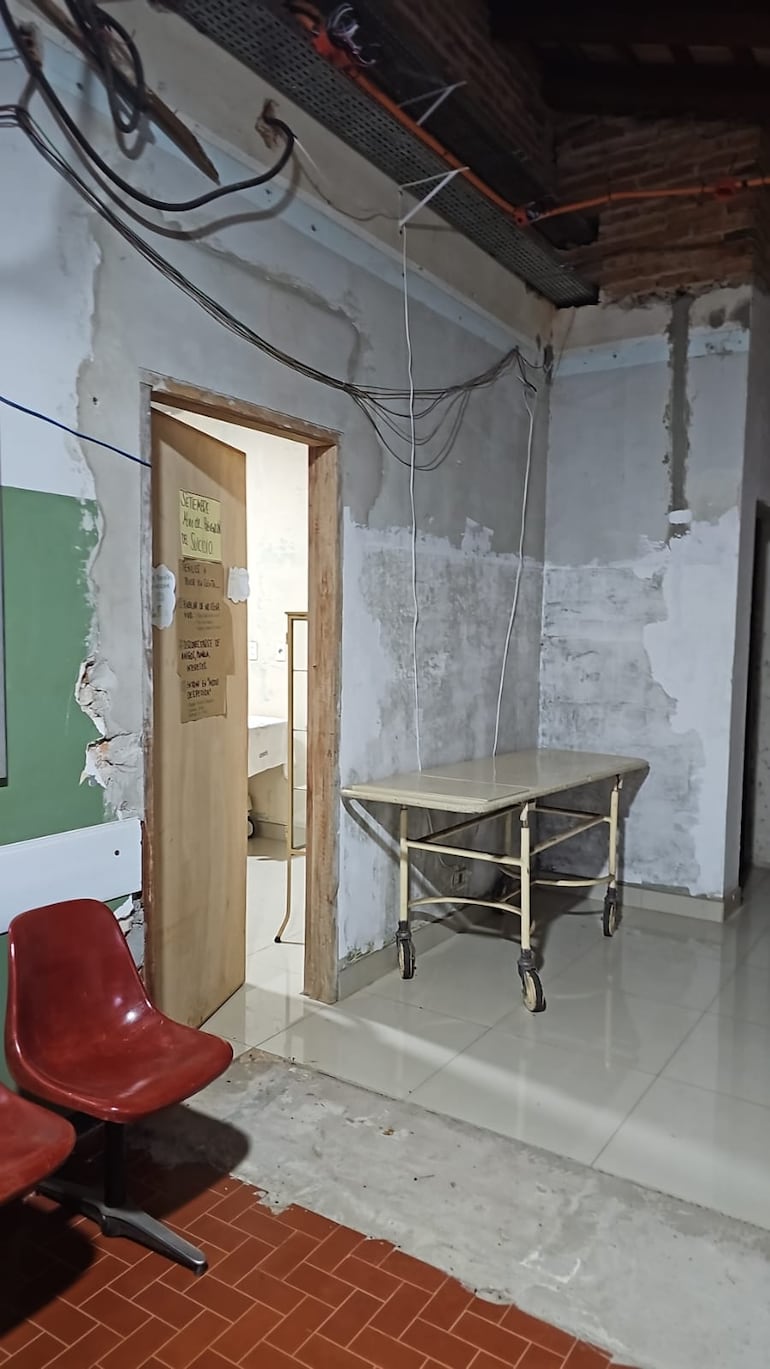 Así se ve la Unidad Sanitaria de IPS en Colonia Independencia.