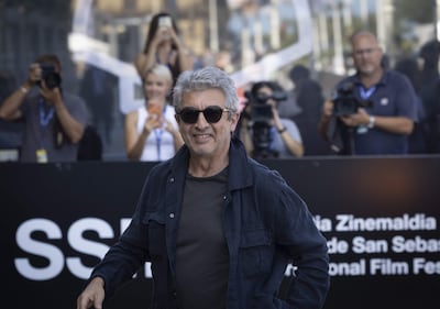 El actor argentino Ricardo Darín a su llegada al Festival de Cine de San Sebastián, donde presenta la película 'Lo dejamos acá'. EFE/ Javier Etxezarreta