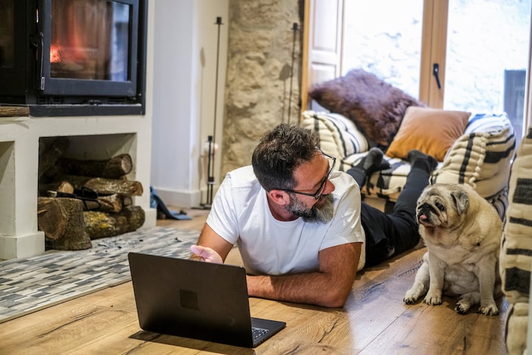 “Baby talk” con mascotas: por qué hablarles como bebés puede tener efectos positivos. La imagen muestra a un perro y su humano.