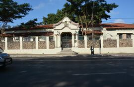 Fachada de la casa del Buen Pastor.