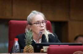 Lucía Mendoza (Cruzada Nacional), senadora suplente que reemplazó al senador Javier "Chaqueñito" Vera.