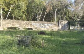 Fachada del Parque Urbano del IPS.