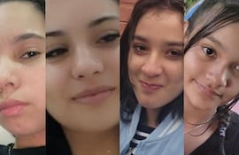 Fotografías de adolescentes denunciadas como desaparecidas en las últimas horas
