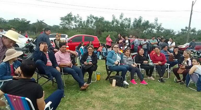 En su mayoría de los manifestantes proviene de instituciones instaladas en la pàrte sur de San Pedro