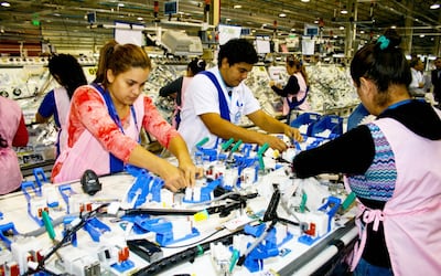Las importaciones de insumos para maquila con transformación se incrementaron considerablemente hasta abril.