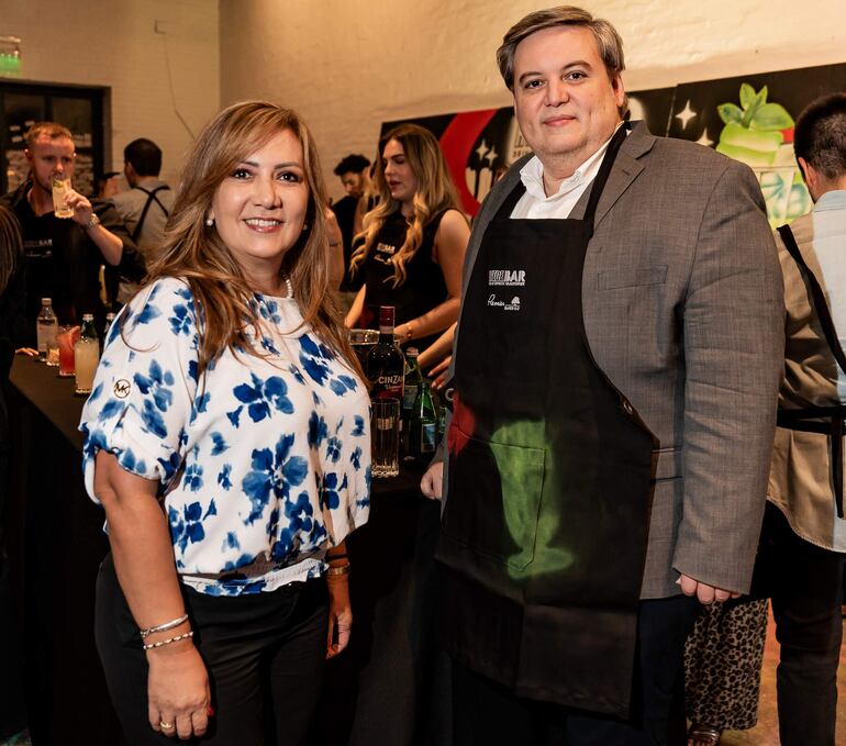 Lilian Villalba y Osvaldo Serafini.