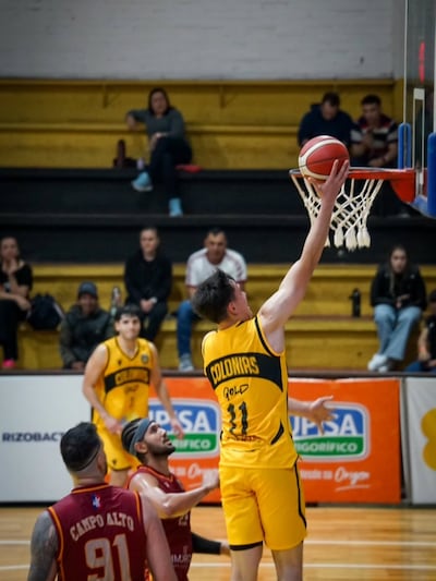 Colonias Gold, fuerte en su casa, derrotó sin atenuantes al Deportivo Campoalto, para seguir bien posicionado en el torneo Clausura de la LNB.