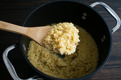 Quinoa cocida.