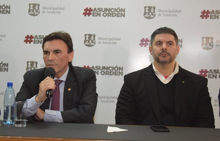 Carlos Pereira y "Oscar Nenecho" Rodríguez.
