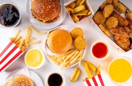 Alimentos ultraprocesados, altos en grasas.