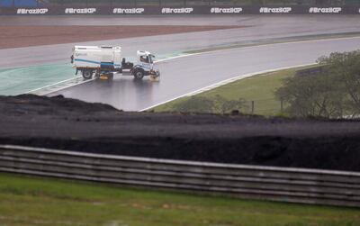 La lluvia aplaza la clasificación del Gran Premio de Brasil al domingo