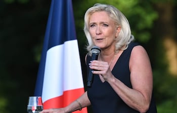 La líder ultraderechista francesa, Marine Le Pen.