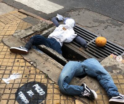 Señalizan "pozos del terror" en Asunción.