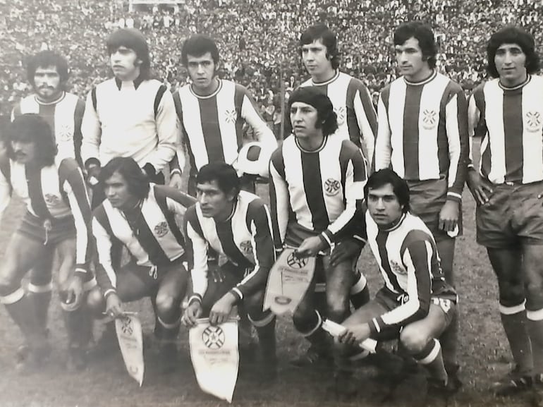 La selección paraguaya de la década del setenta.