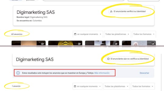 La “denuncia” del Mitic habría generado el ocultamiento de información por parte de Google.