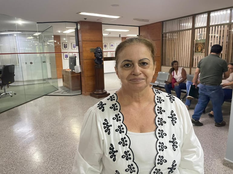 Mirtha Acha, directora de Obras de la Municipalidad de Asunción.
