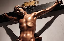 'Cristo en la cruz' del escultor italiano Gian Lorenzo Bernini (hacia 1654-1657). Galería de las Colecciones Reales. Foto: EFE/Amalia González Manjavacas