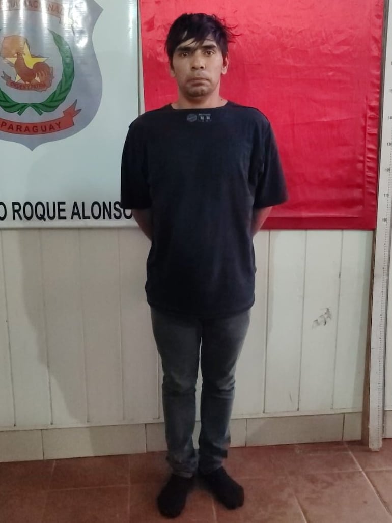 Blas Antonio Núñez, de 35 años, detenido por brutal ataque dentro de un motel en Mariano Roque Alonso.