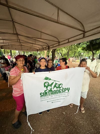 8M protesta trabajadoras domésticas