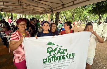8M protesta trabajadoras domésticas