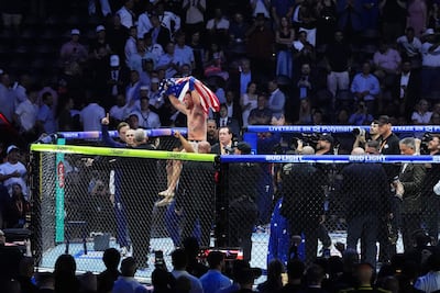 Justin Gaethje (37 años), nuevo campeón de peso ligero de la UFC.