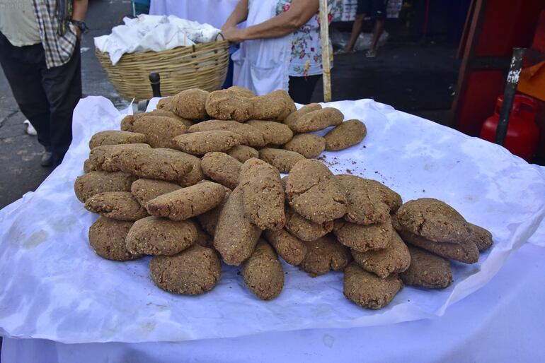La chipa manduví también es una delicia para privilegiados. También se vende en el Mercado 4.
