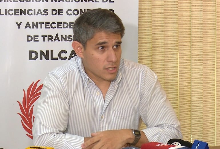 Miguel Aquino, director de Infraestructura Vial y del Automotor.