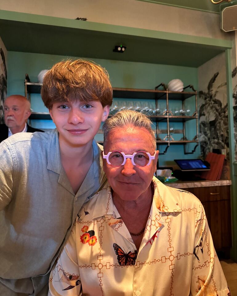 Ricardo Montaner con uno de sus nietos.
(Instagram/Ricardo Montaner)