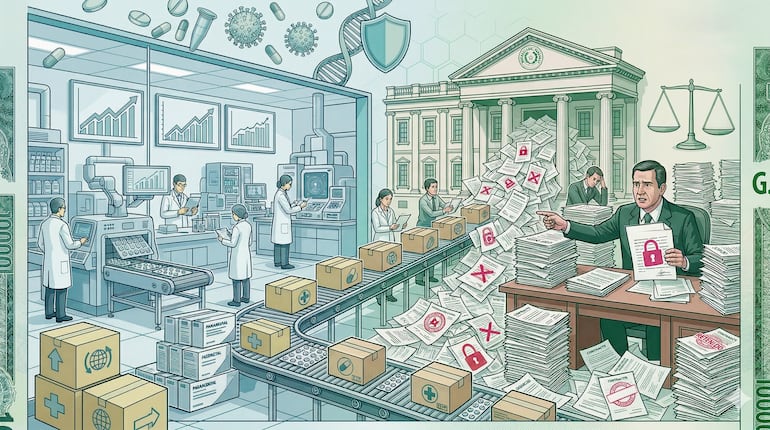 Si bien el brazo exportador farmacéutico no pesa aún como los grandes complejos agroindustriales, ya empieza a cobrar mayor protagonismo. Todo esto, a la par de que el sector carga con una presión importante, ya que el Estado arrastra una deuda con sus proveedores de salud.