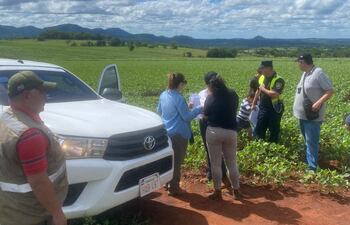 Fiscalía interviene cultivo de soja denunciado por vecinos de Independencia.