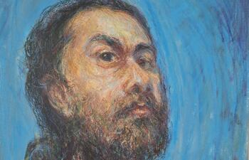 Imagen de uno de los autorretratos de Emilio Cutillo que se exhibirán en el Ateneo Paraguayo.