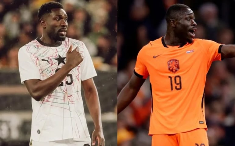 Brian Brobbey, de Países Bajos y Derrick Luckassen, de Ghana.