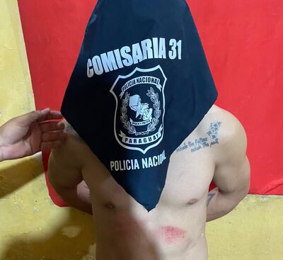 Este hombre fue detenido por hurtar una motocicleta en Reducto, San Lorenzo.