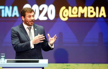 Presidente de la COnmebol, Alejandro Dominguez, quién fue el querellante en este acaso.
