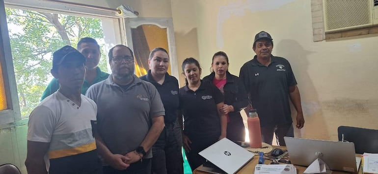 Funcionarios de la CGR, en Bahìa Negra