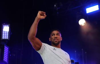 Anthony Joshua, campeón mundial de boxeo.