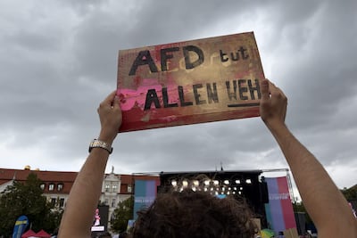 Ultraderechista AfD arrasa en Sajonia-Anhalt, pero no logra la ansiada mayoría absoluta. EFE/ Salvador Martínez Mas.