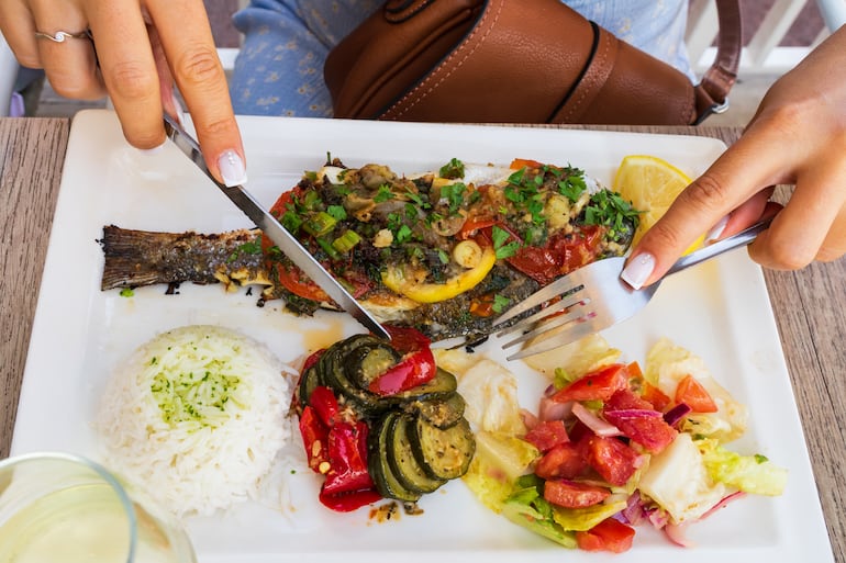 Concepto de dieta mediterránea.