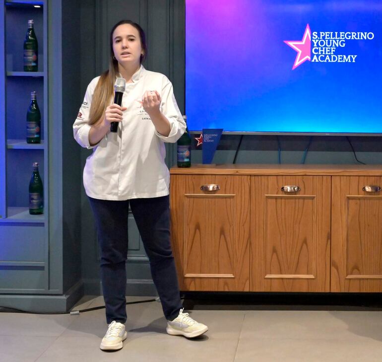 La chef paraguaya Pauli Guillén nos representó en la edición pasada del San Pellegrino Young Chef Academy.
