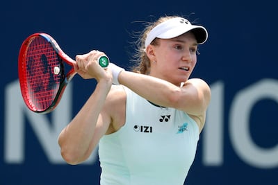 Elena Rybakina (27 años), semifinalista del Abierto de Canadá.