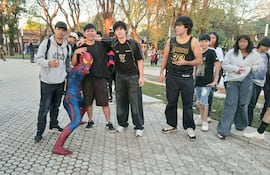 Muchos de los jóvenes que participaron se vistieron de sus personajes favoritos.