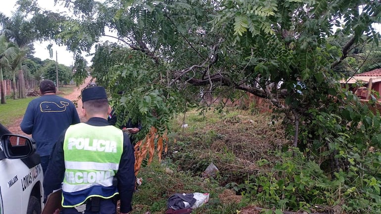 vdb Lugar donde fue encontrado el feto abandonado.