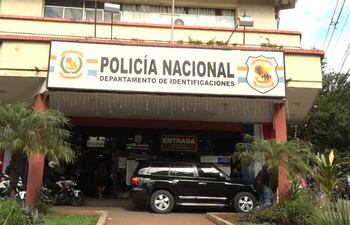 Departamento de Identificaciones de la Policía Nacional.