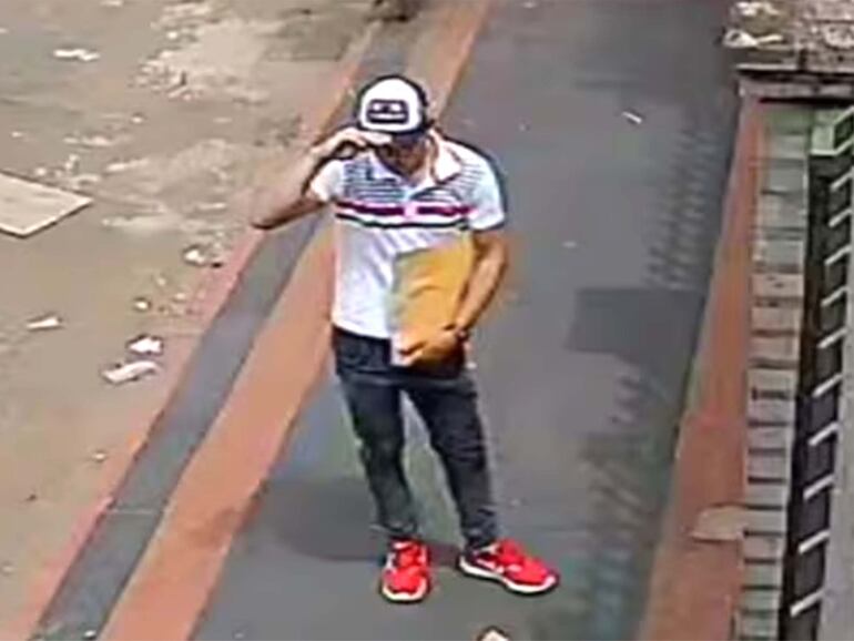 El emisario que entregó la amenaza de muerte al entonces presidente del club 12 de Octubre de Itauguá, el 10 de diciembre de 2022.