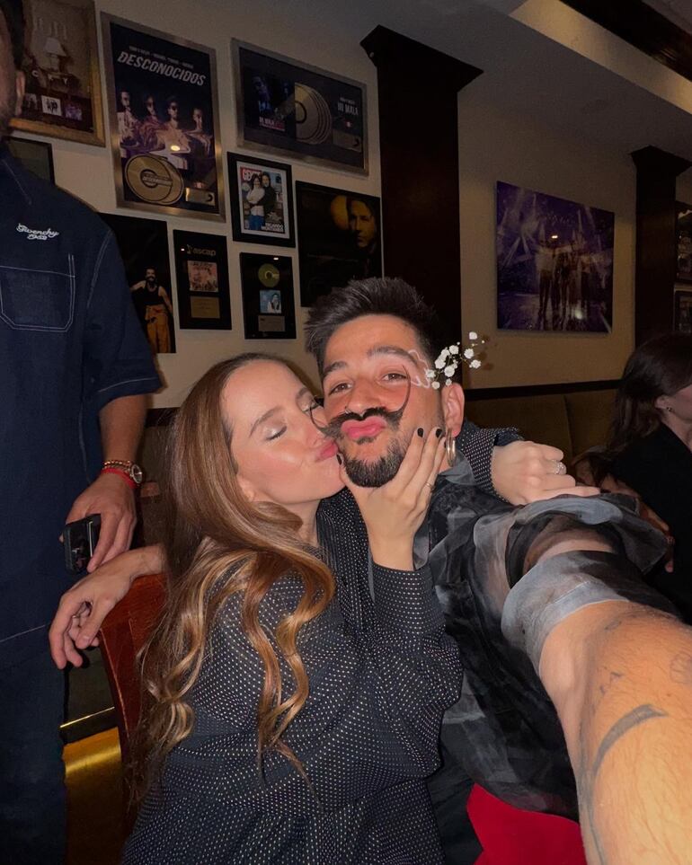 Evaluna y Camilo, siempre enamorados. (Instagram/Evaluna Montaner de Echeverry)